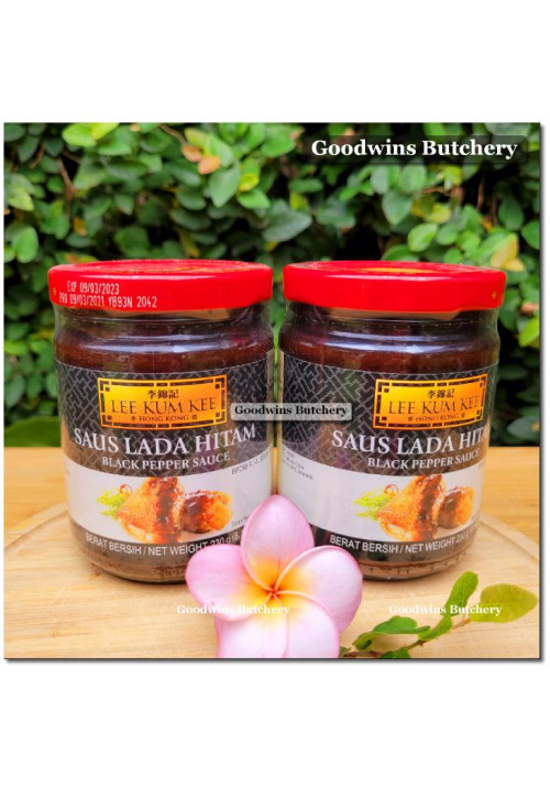 Sauce Lee Kum Kee BBQ BLACK PEPPER saus barbeque barbecue lada hitam 8.1oz 230g